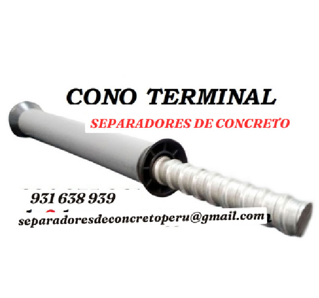 Distaciador de encofrado Cono terminal
